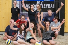 Beachvolley A en B januari 2015